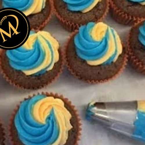 Buttercreme für Cupcakes zweifarbig - Rezept Marcel Paa
