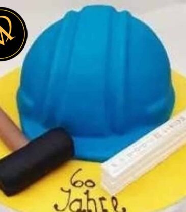 3D Bauhelm Torte – einfach bauen