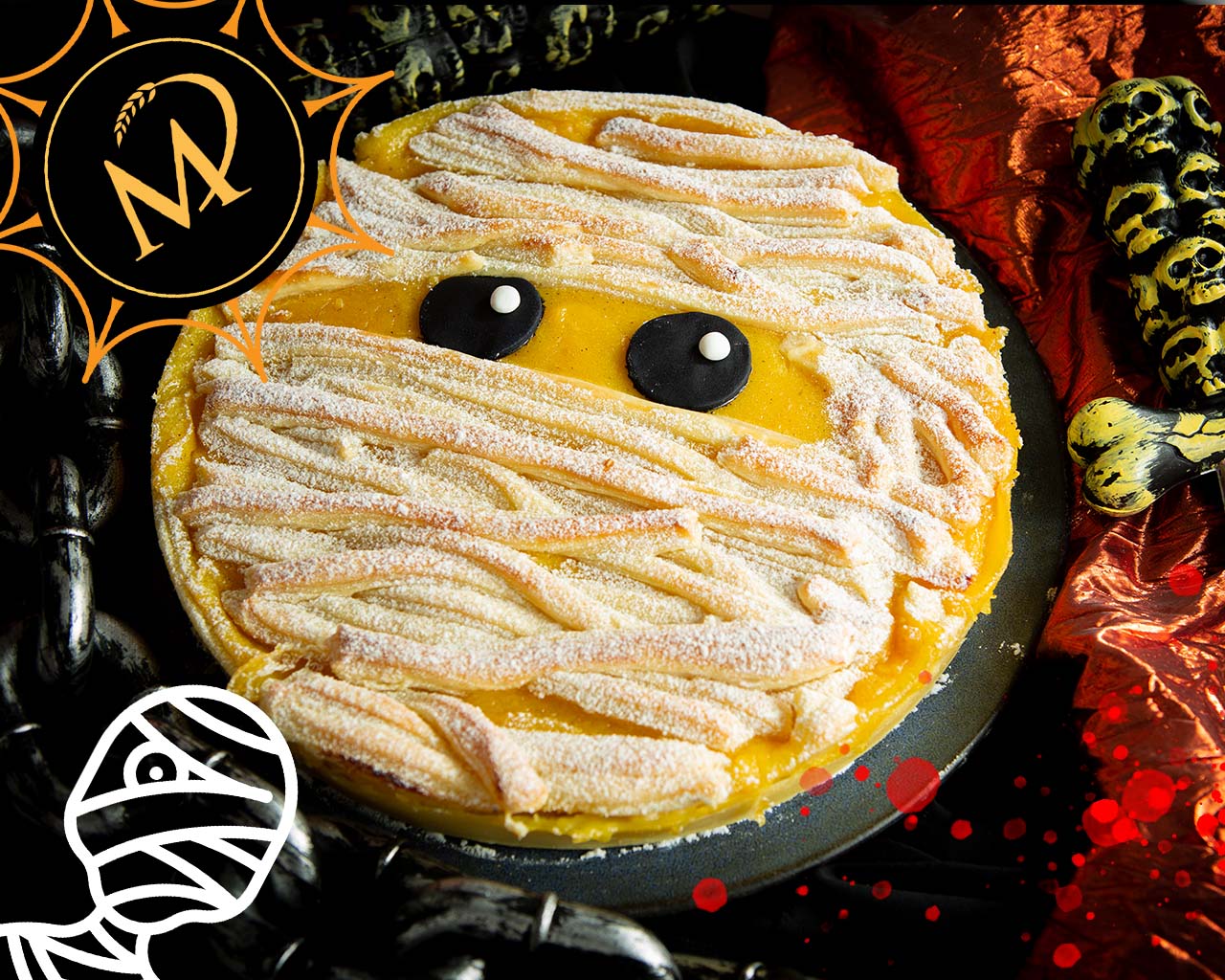 Halloween Mumien Kuchen